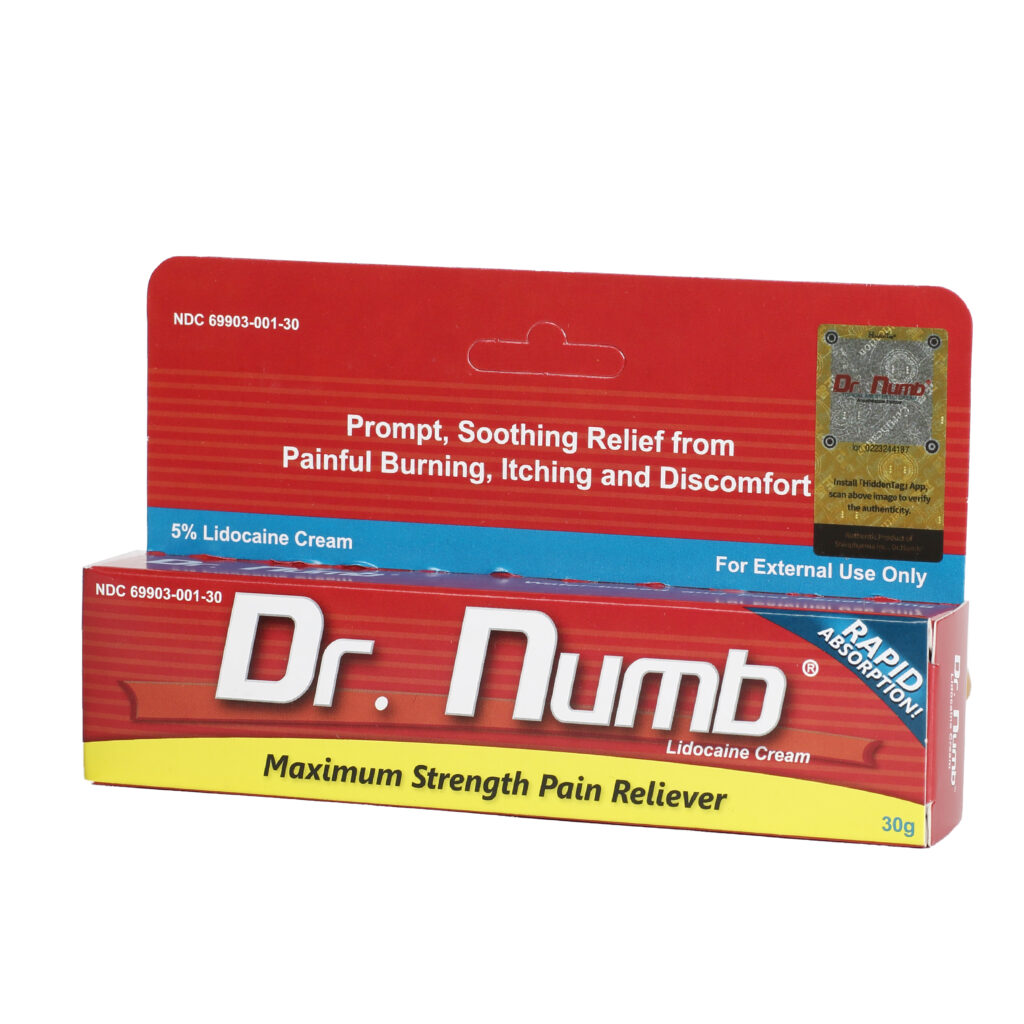 Dr. Numb Numbing Cream.
